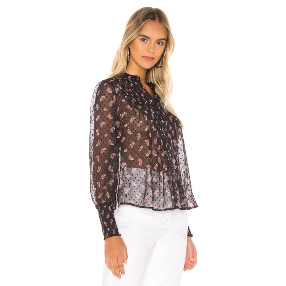 Free People Flowers In December Blouse - Picture 2 of 15